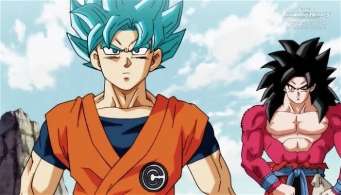 Dragon Ball Heroes - Goku Blue e Goku SS4