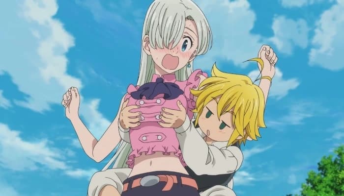 Meliodas e Elizabeth - Nanatsu No Taizai