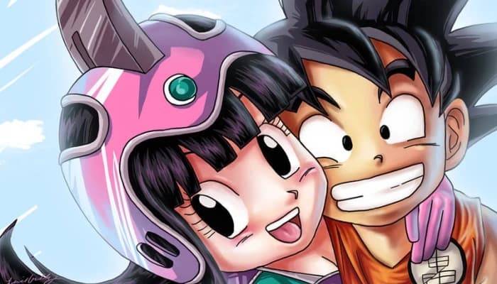 Goku e Chi-Chi por Kamikaze